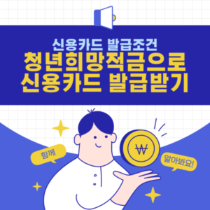 신용카드 발급조건