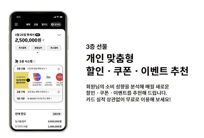 무신사 현대카드 3층 시스템