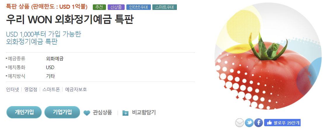 우리 won 외화정기예금