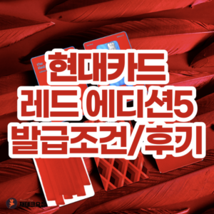 현대카드 레드 에디션5 후기