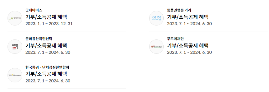 현대카드 M포인트 기부