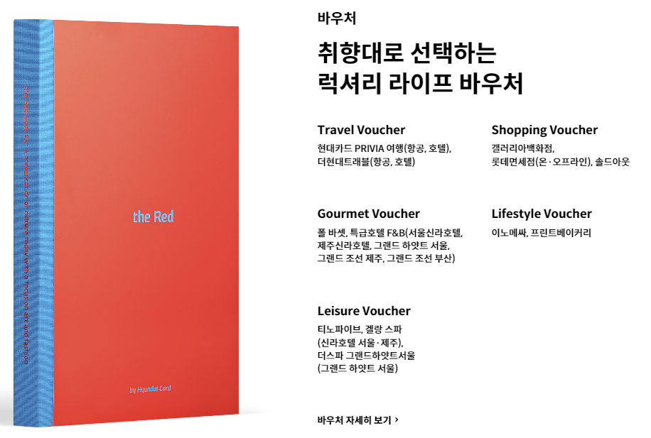 현대카드 레드 바우처