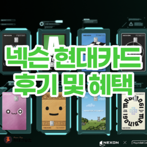 넥슨 현대카드 후기