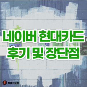 네이버 현대카드 후기