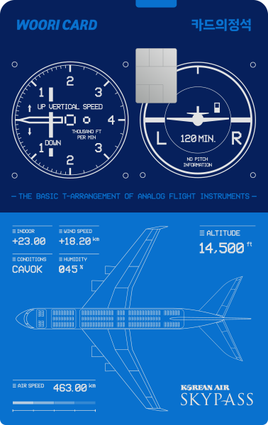 우리카드 카드의정석 EVERY MILE SKYPASS