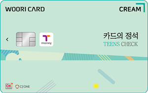 카드의정석 CREAM TEENS CHECK