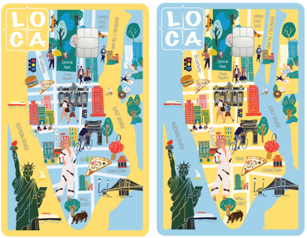 롯데카드 로카 라이킷 디자인