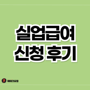 실업급여 이직확인서 처리 전 신청한 후기